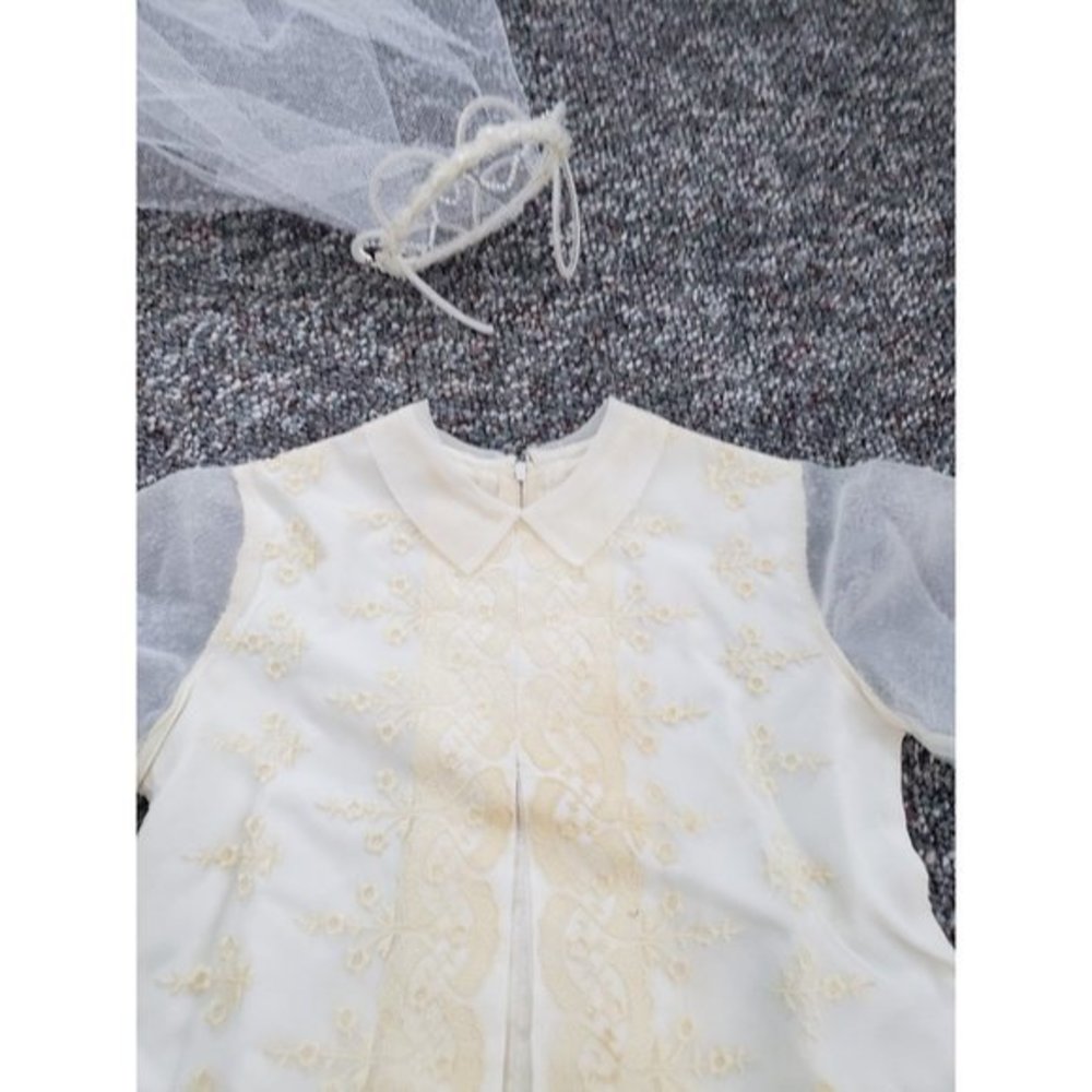 Vintage 60 First‎ Holy Communion Dress and Veil - Picture 5 of 5